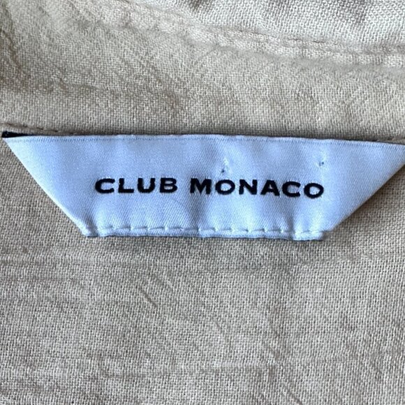 EUC - Club Monaco Chemise Long Sleeve Marnee Shirt in Banana Size - Small - Picture 10 of 13